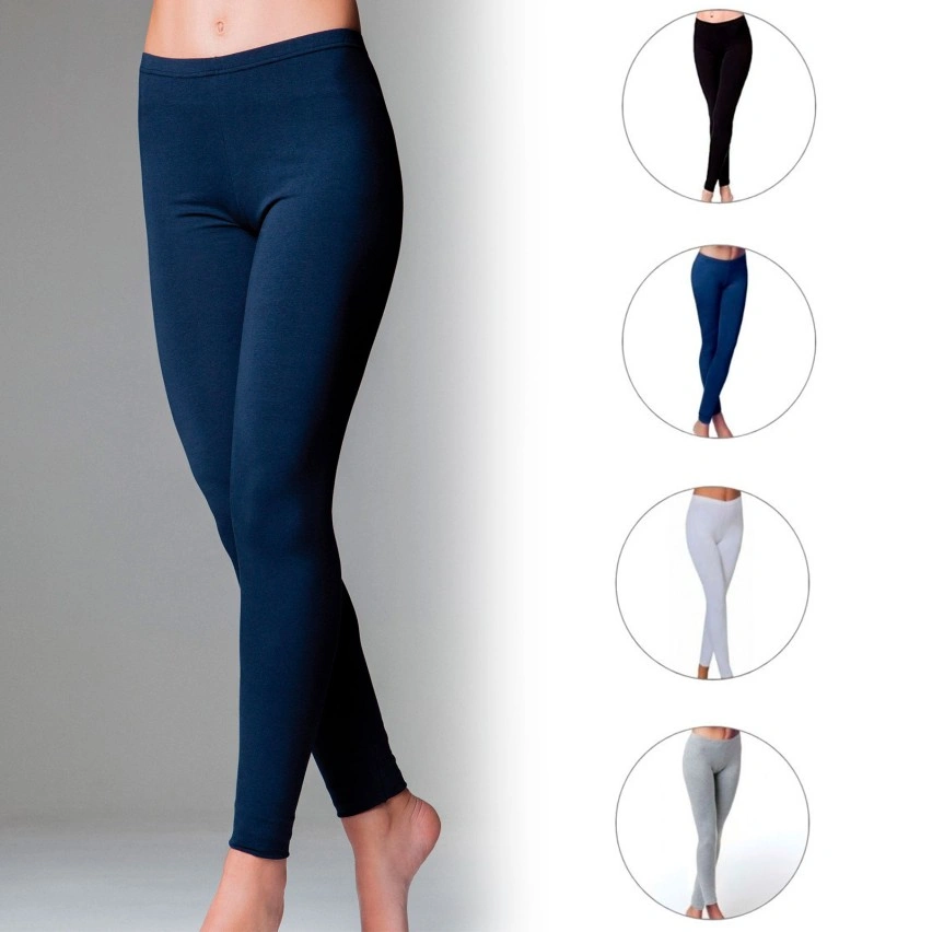 Leggings donna Jadea 4265 in morbido cotone elasticizzato5