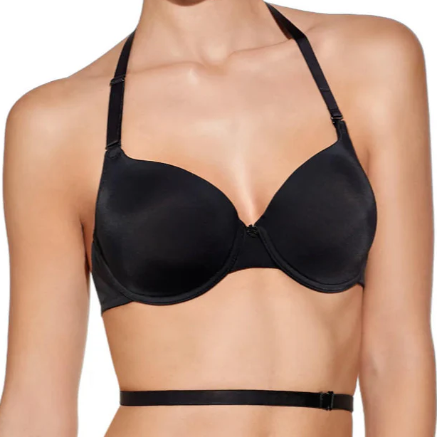 Reggiseno multi posizione Selene Rosa con ferretto in microfibra2