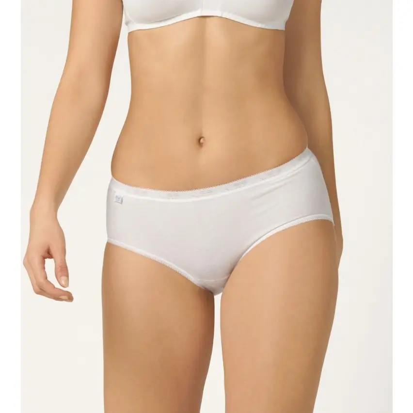 Slip donna Sloggi midi cotone elasticizzato 4 pezzi2