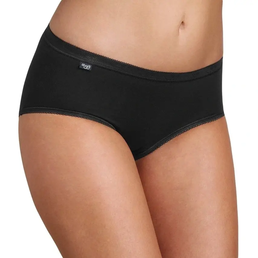 Slip donna Sloggi midi cotone elasticizzato 4 pezzi5