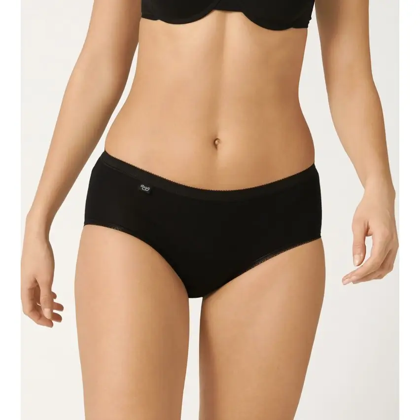Slip donna Sloggi midi cotone elasticizzato 4 pezzi6