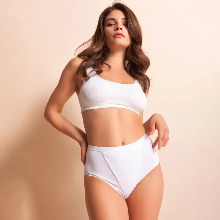 Slip midi da donna contenitivo Snelly v135 in cotone elasticizzato 6 pezzi4